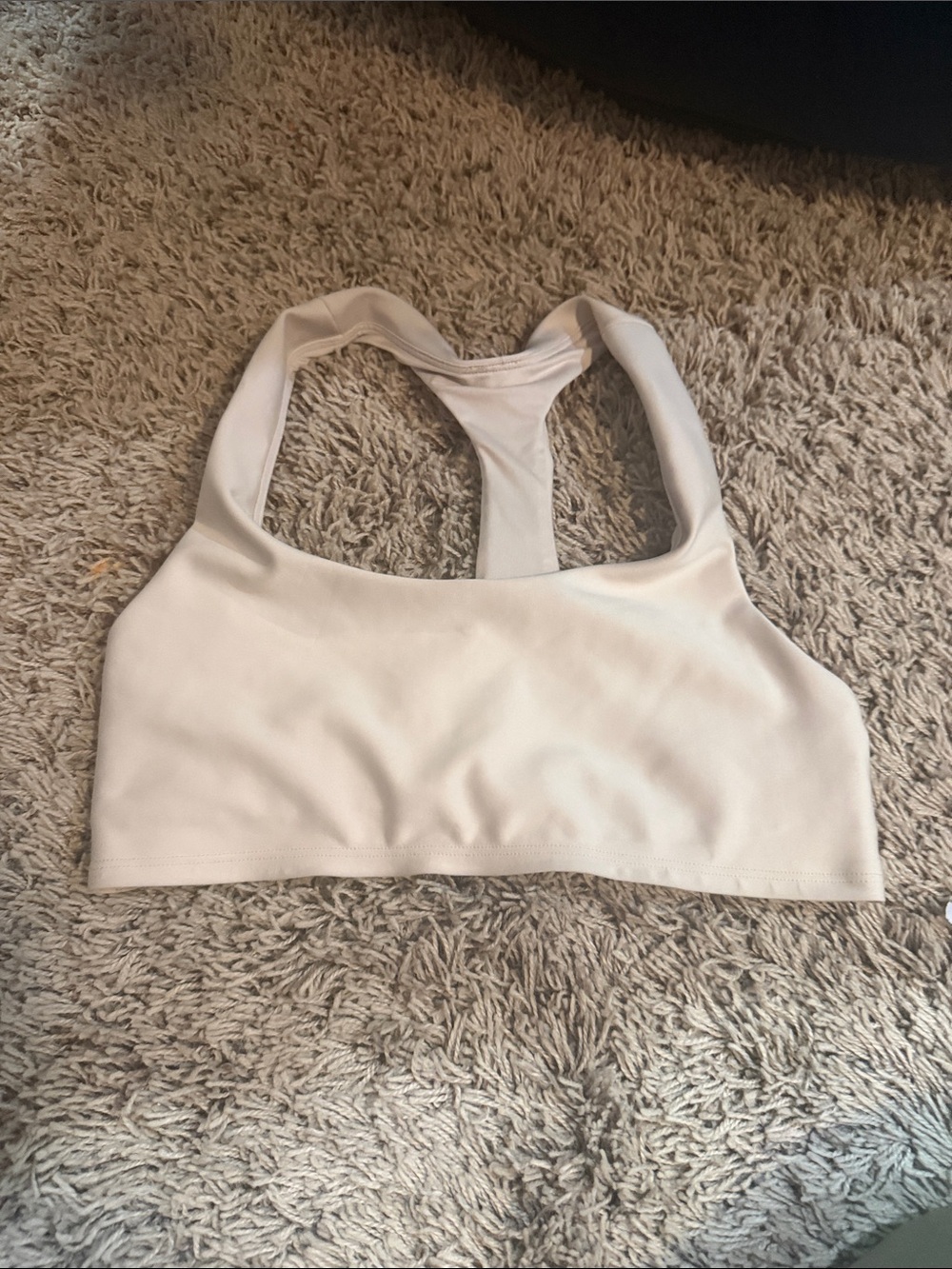ALO airlift advantage racerback bra NWOT - small MACADAMIA - Picture 4 of 4